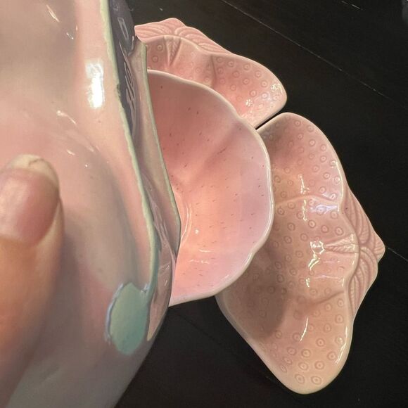 Vtg MCM CALIFORNIA CA Pottery 1940s Belmar Pink Strawberry Lazy Susan Party
Dish - Picture 16 of 16